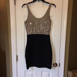 Express Sequin Top Dress